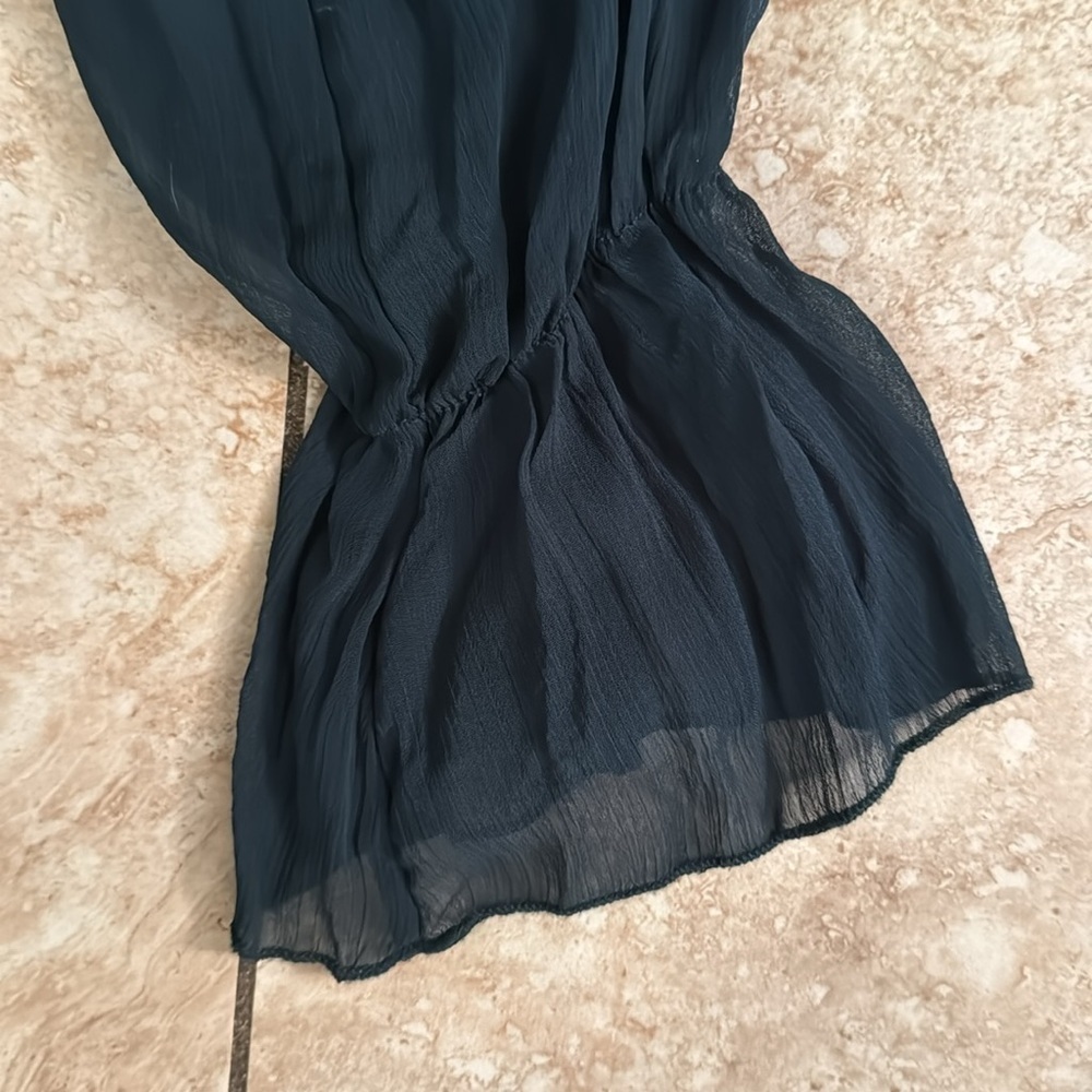 Zara off shoulder chiffon blouse - Picture 4 of 7